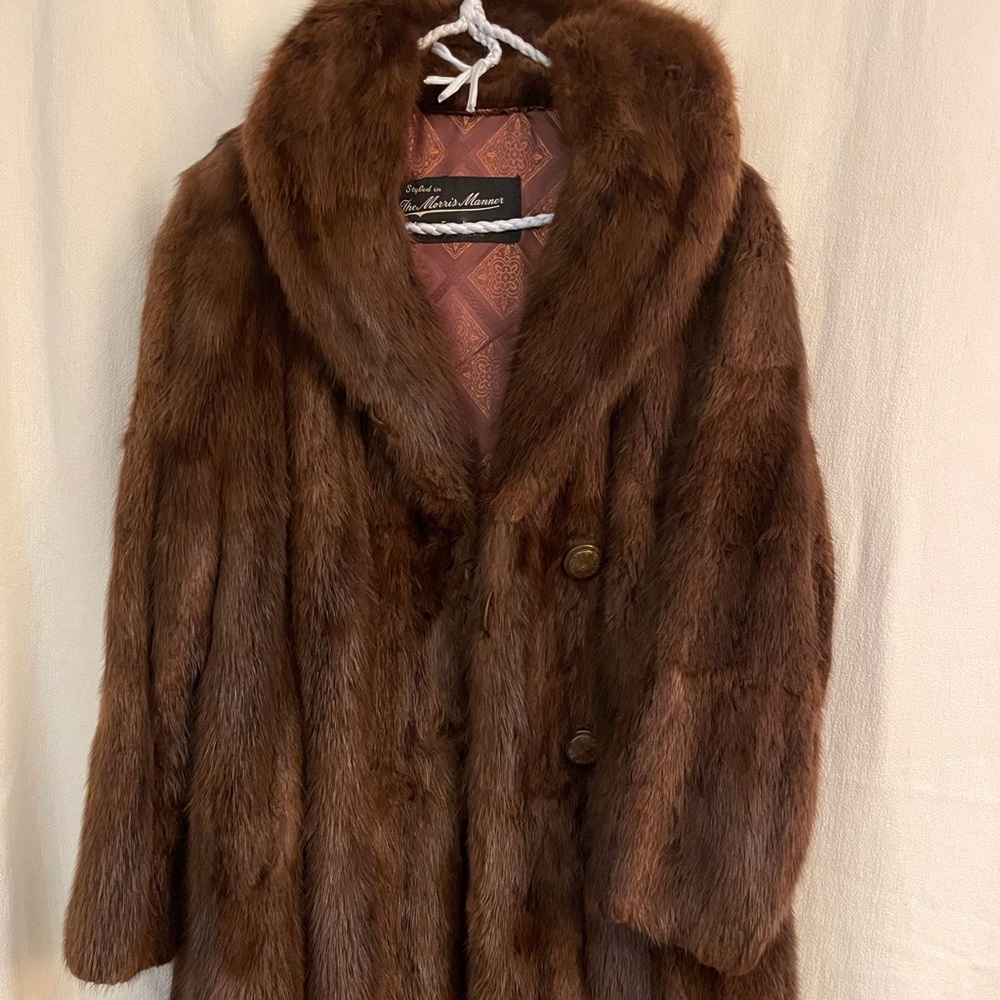 Vintage muskrat jacket